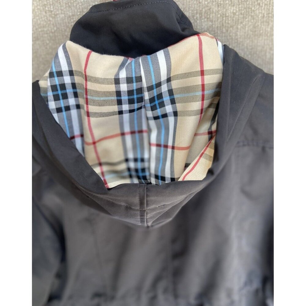 SaphiRose Women's Long Hooded Rain Jacket Outdoor Raincoat Windbreaker Sz S NEW - Picture 4 of 15